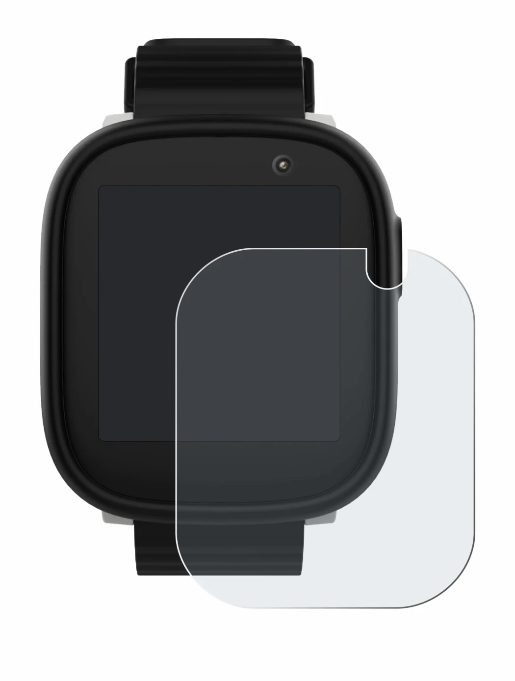 Abbildung des Geräts Xplora X6 Play 2022 (1. Generation) mit einer Vielzahl des Displayschutzes.