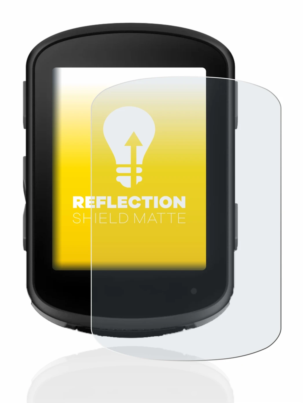 Abbildung des Geräts Garmin Edge 540 mit einer Vielzahl des Displayschutzes.