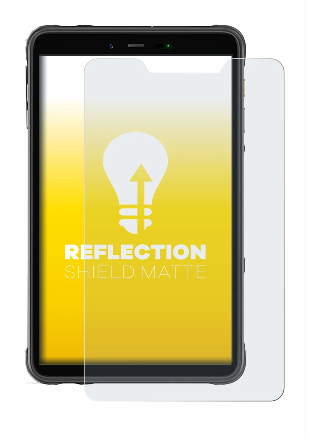 Abbildung des Geräts Ulefone Armor Pad 8 mit einer Vielzahl des Displayschutzes.