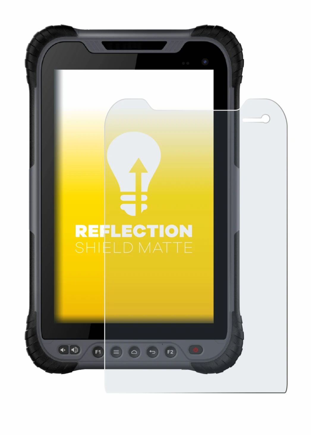Abbildung des Geräts Stonex UT32 Rugged Tablet mit einer Vielzahl des Displayschutzes.