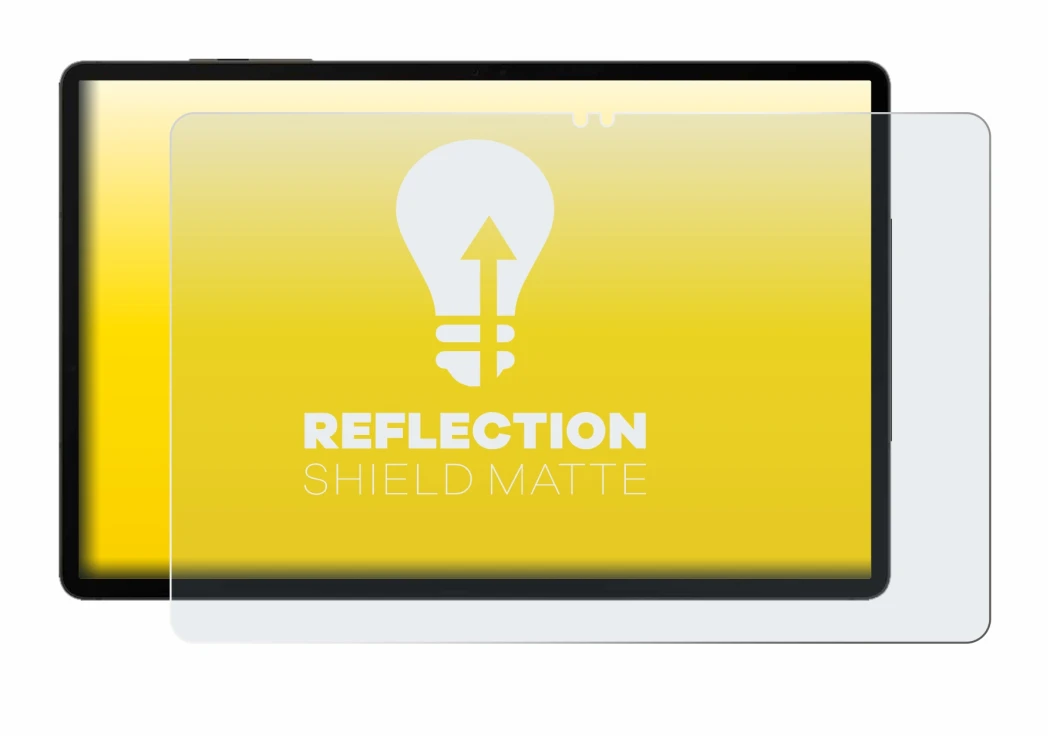 Abbildung des Geräts Samsung Galaxy Tab S9 WiFi mit einer Vielzahl des Displayschutzes.