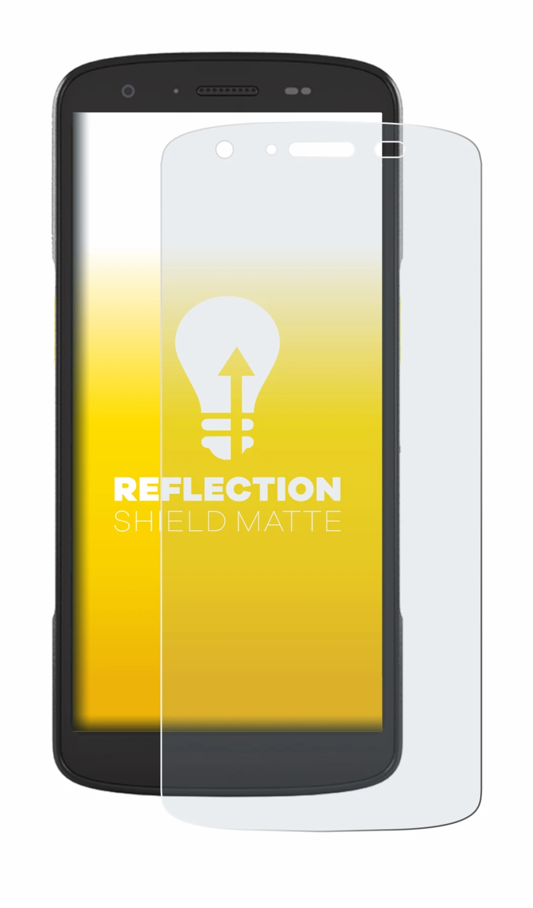 Abbildung des Geräts Zebra TC22 mit einer Vielzahl des Displayschutzes.