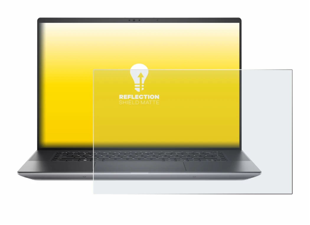 Abbildung des Geräts Dell Precision 5680 Workstation mit einer Vielzahl des Displayschutzes.