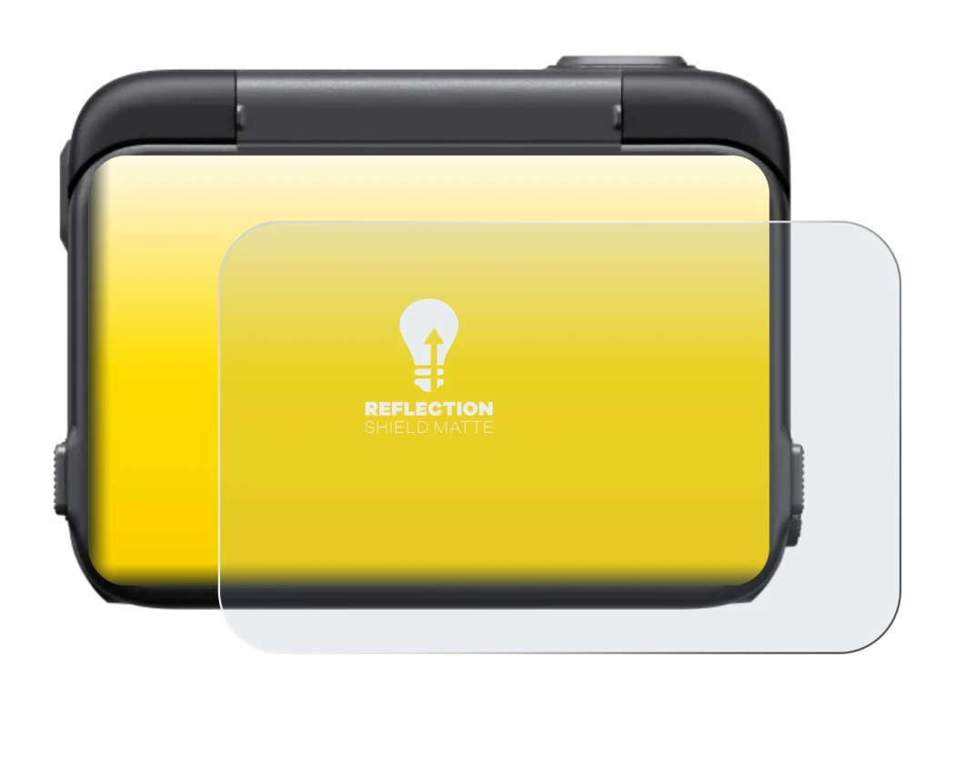 Abbildung des Geräts Insta360 Ace Pro mit einer Vielzahl des Displayschutzes.