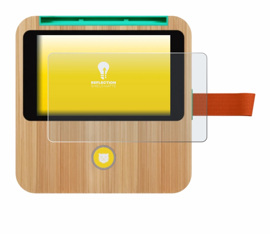 Abbildung des Geräts tigerbox Touch Plus mit einer Vielzahl des Displayschutzes.
