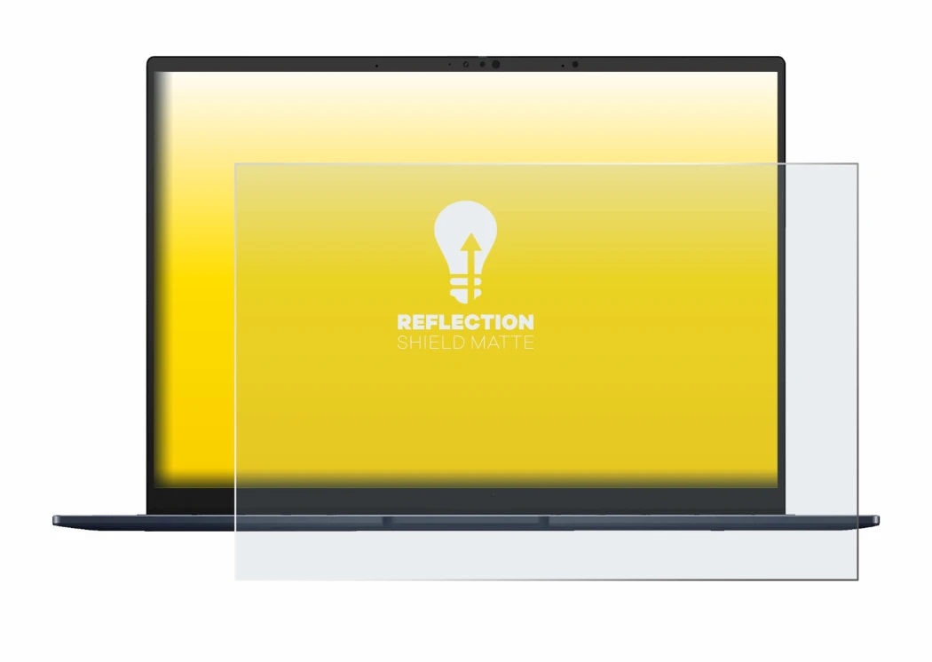 Abbildung des Geräts ASUS ZenBook 14 OLED UX3405 Non-Touch mit einer Vielzahl des Displayschutzes.