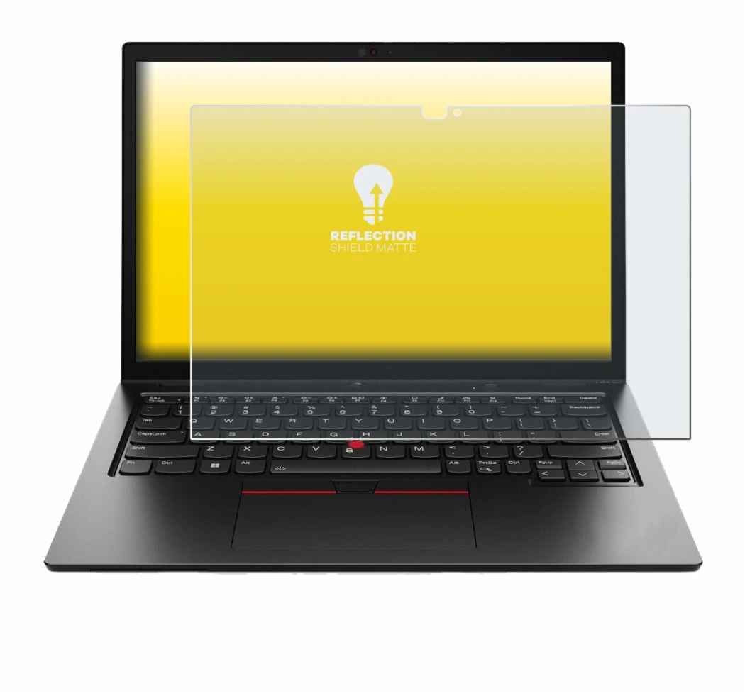 Abbildung des Geräts Lenovo ThinkPad L13 2-in-1 Gen 5 mit einer Vielzahl des Displayschutzes.