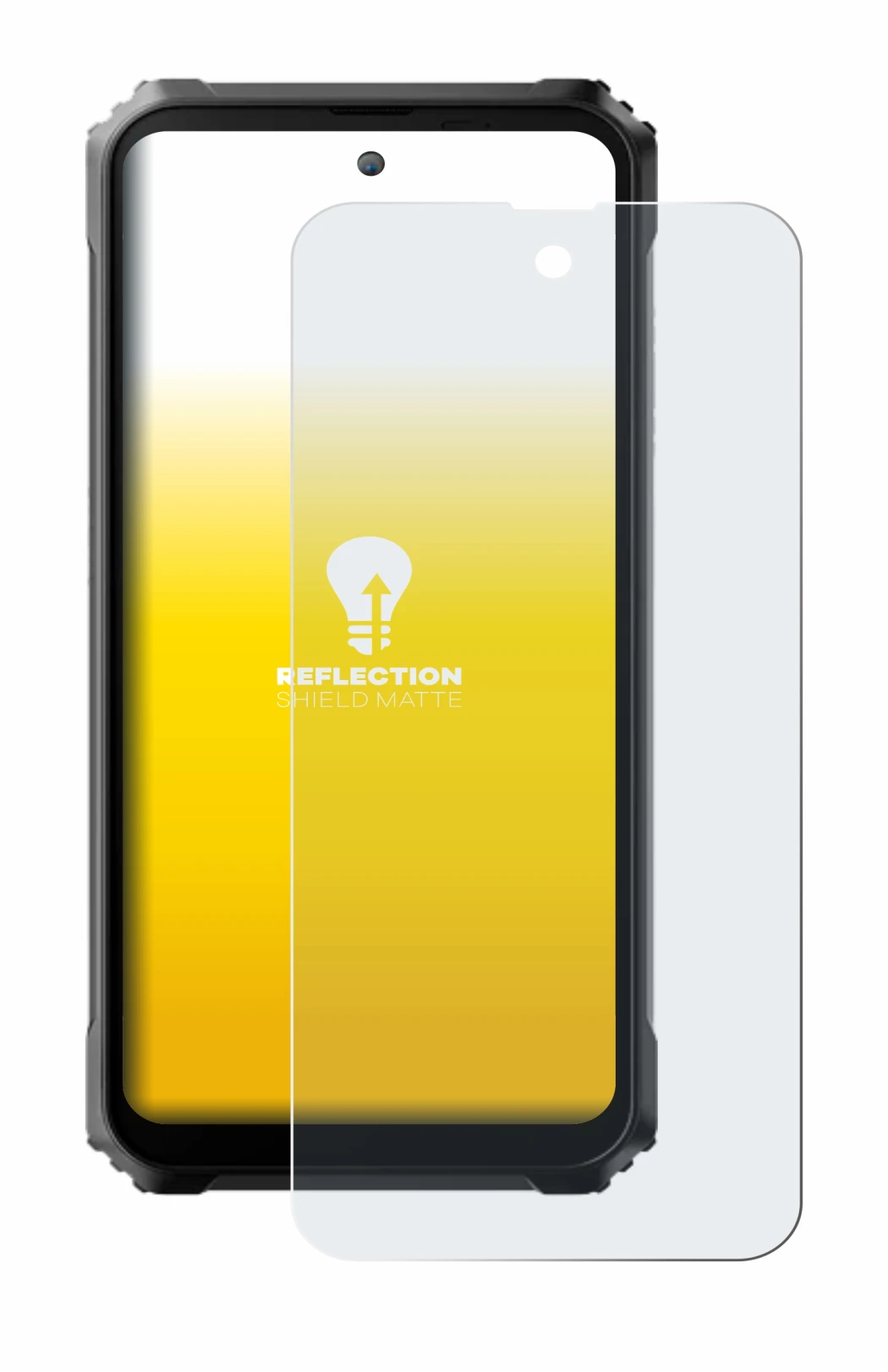 Abbildung des Geräts Blackview BL9000 Pro mit einer Vielzahl des Displayschutzes.