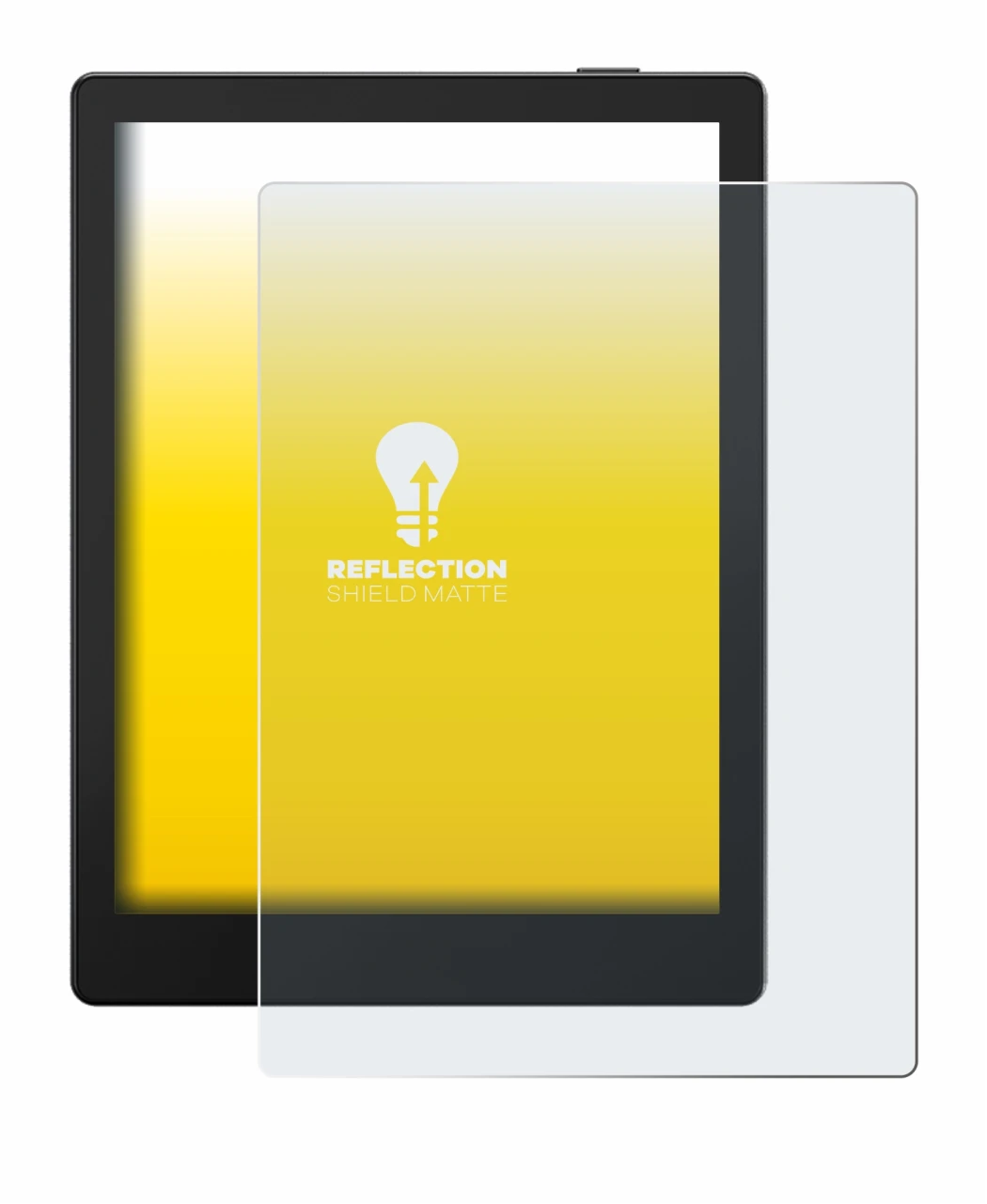 Abbildung des Geräts Boox Go 6 mit einer Vielzahl des Displayschutzes.