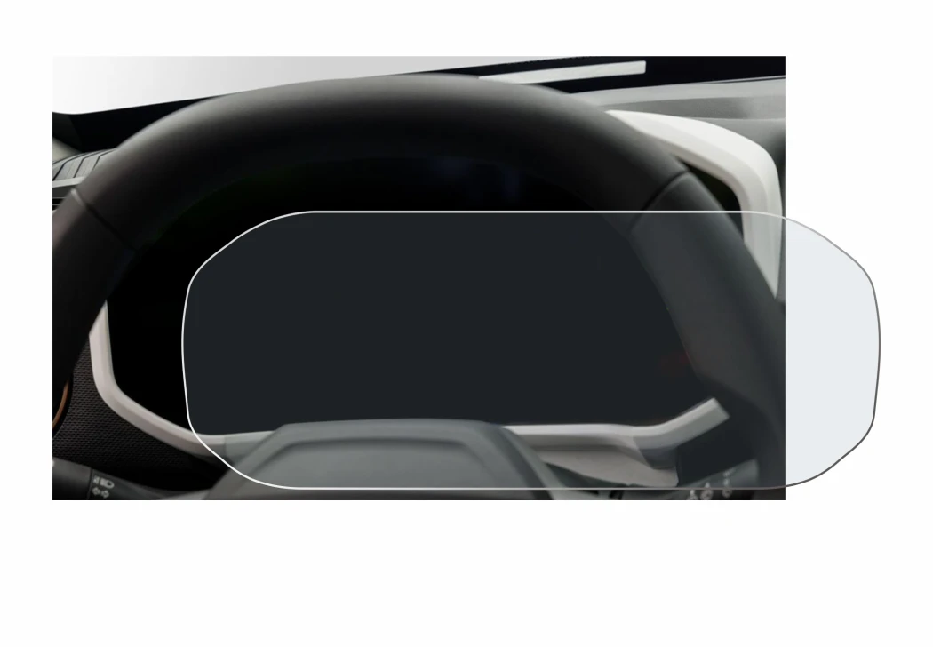 Abbildung des Geräts Dacia Duster Tacho (2024) mit einer Vielzahl des Displayschutzes.