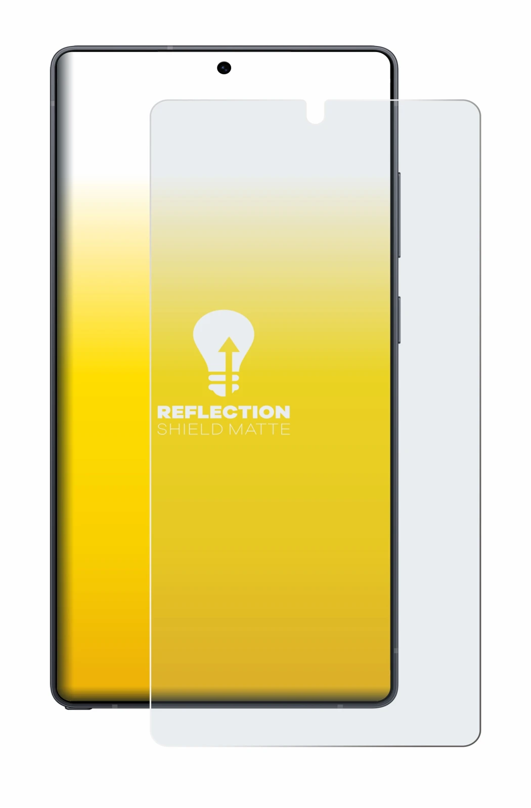 Abbildung des Geräts Samsung Galaxy S25 Ultra mit einer Vielzahl des Displayschutzes.