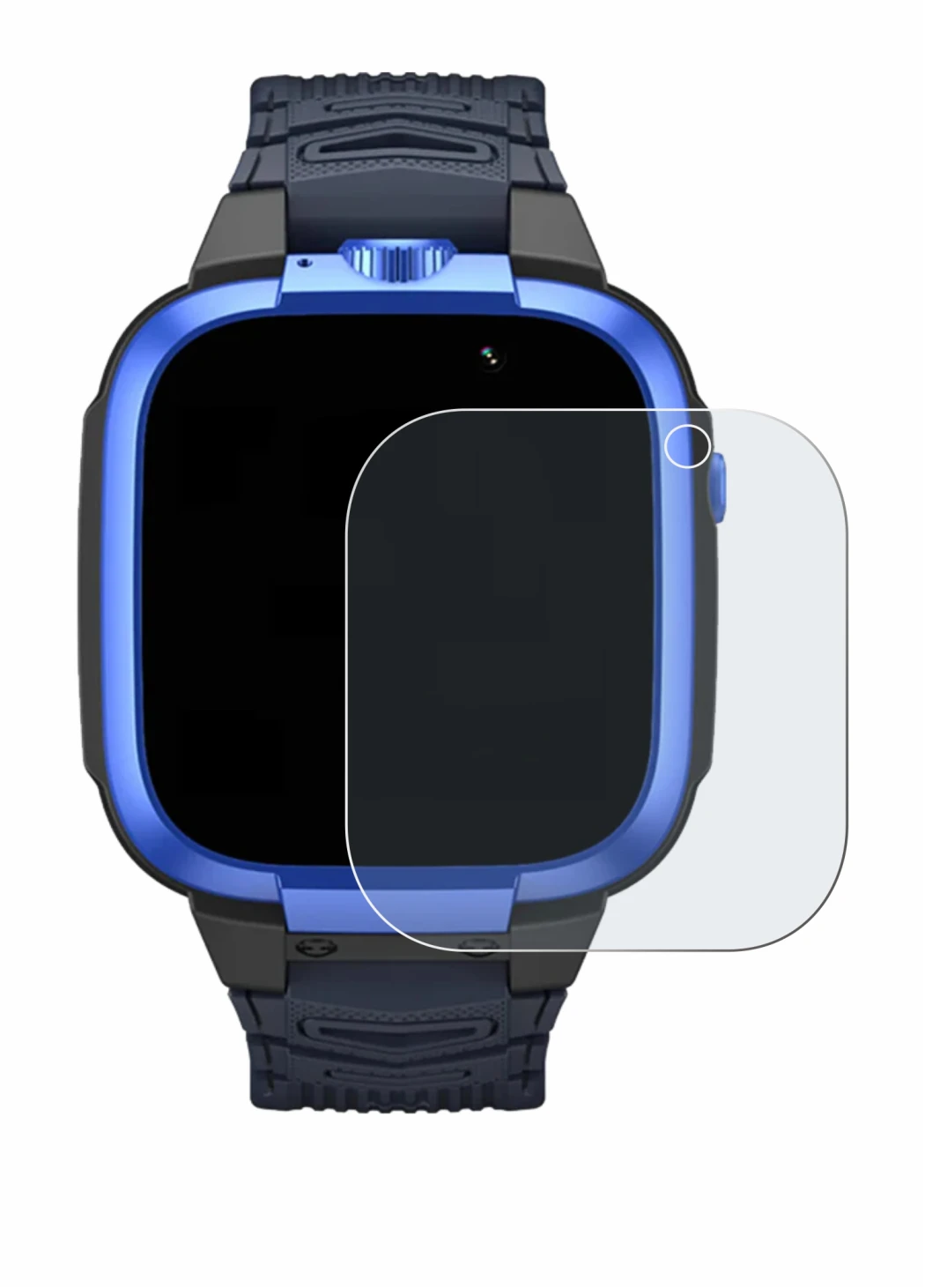 Abbildung des Geräts Xiaomi Mibro Kids Z3 mit einer Vielzahl des Displayschutzes.