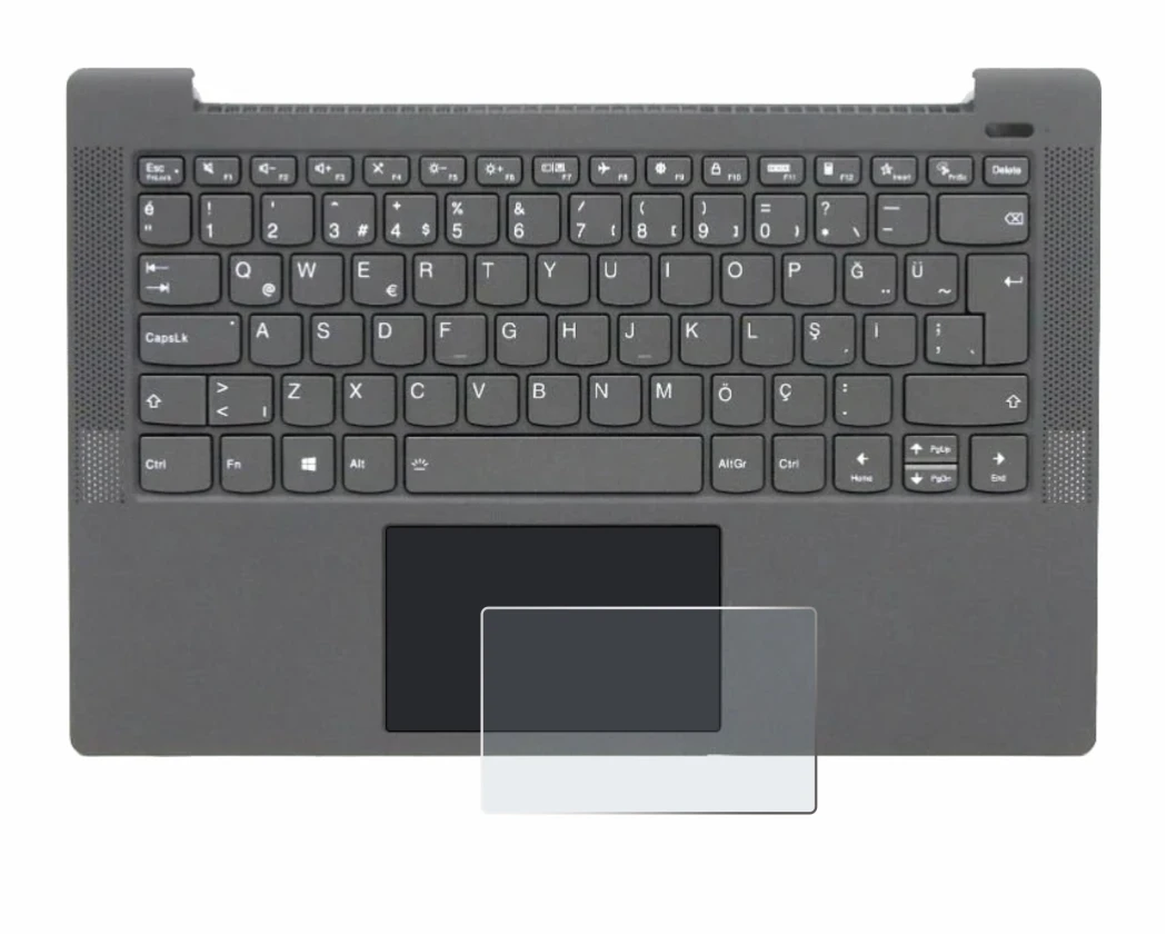 Abbildung des Geräts Lenovo IdeaPad 5 14ALC05 Touchpad mit einer Vielzahl des Displayschutzes.