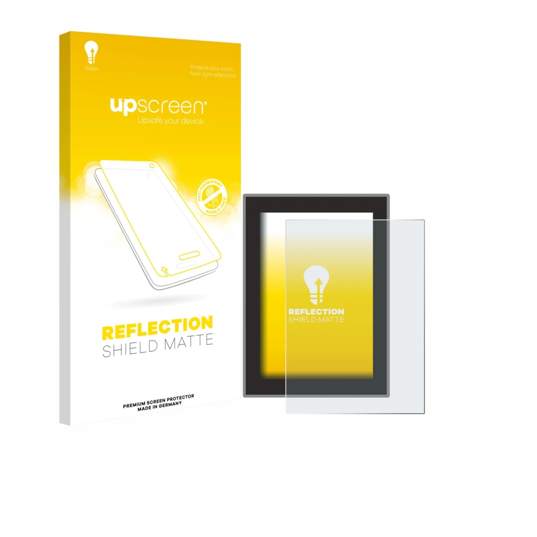 Vorderseite einer Produktverpackung mit dem Markenlogo upscreen. Daneben ist das Gerät Volvo XC60 (2018–2024) mit dem zugehöri