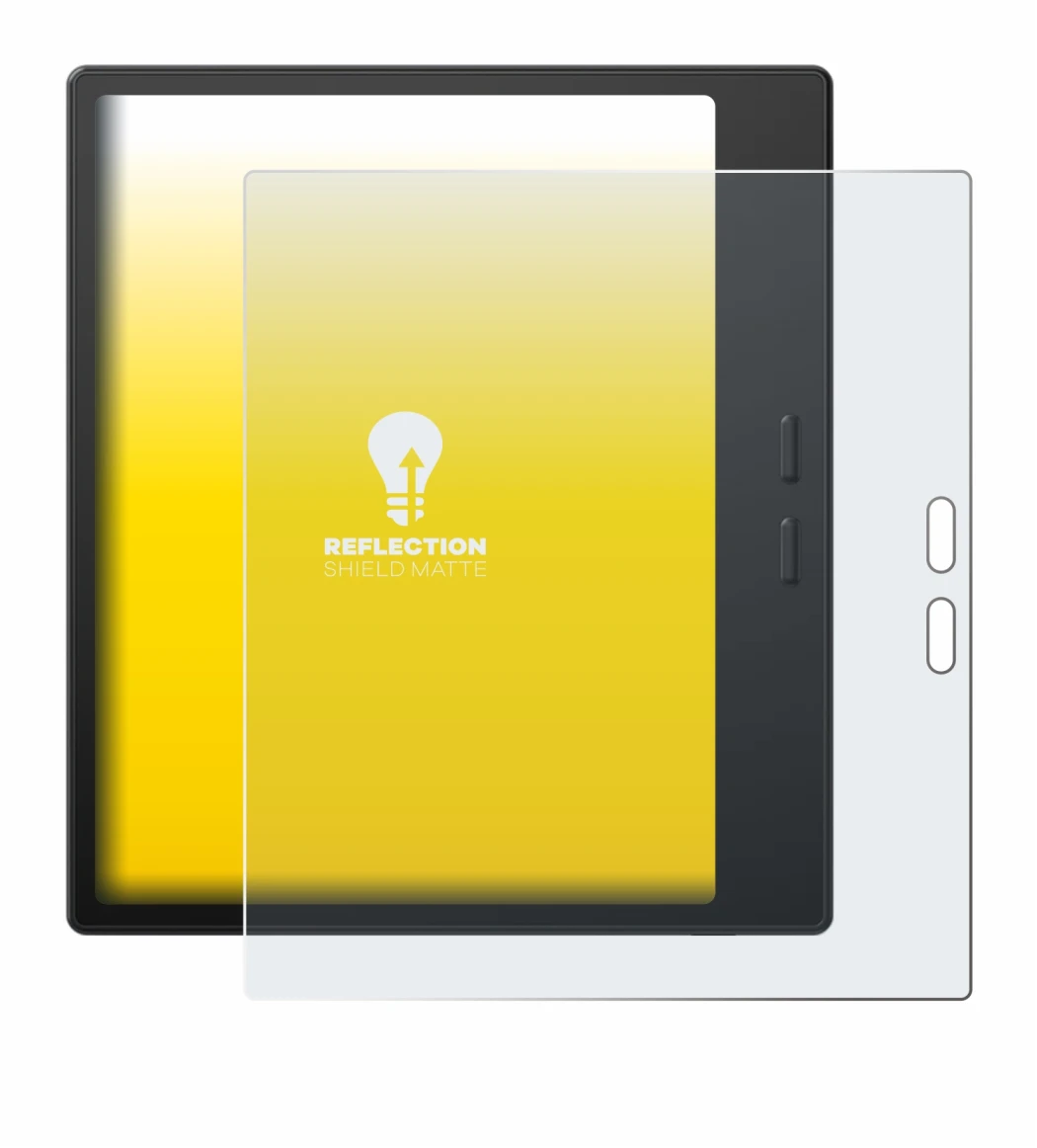 Abbildung des Geräts Boox Go 7 mit einer Vielzahl des Displayschutzes.