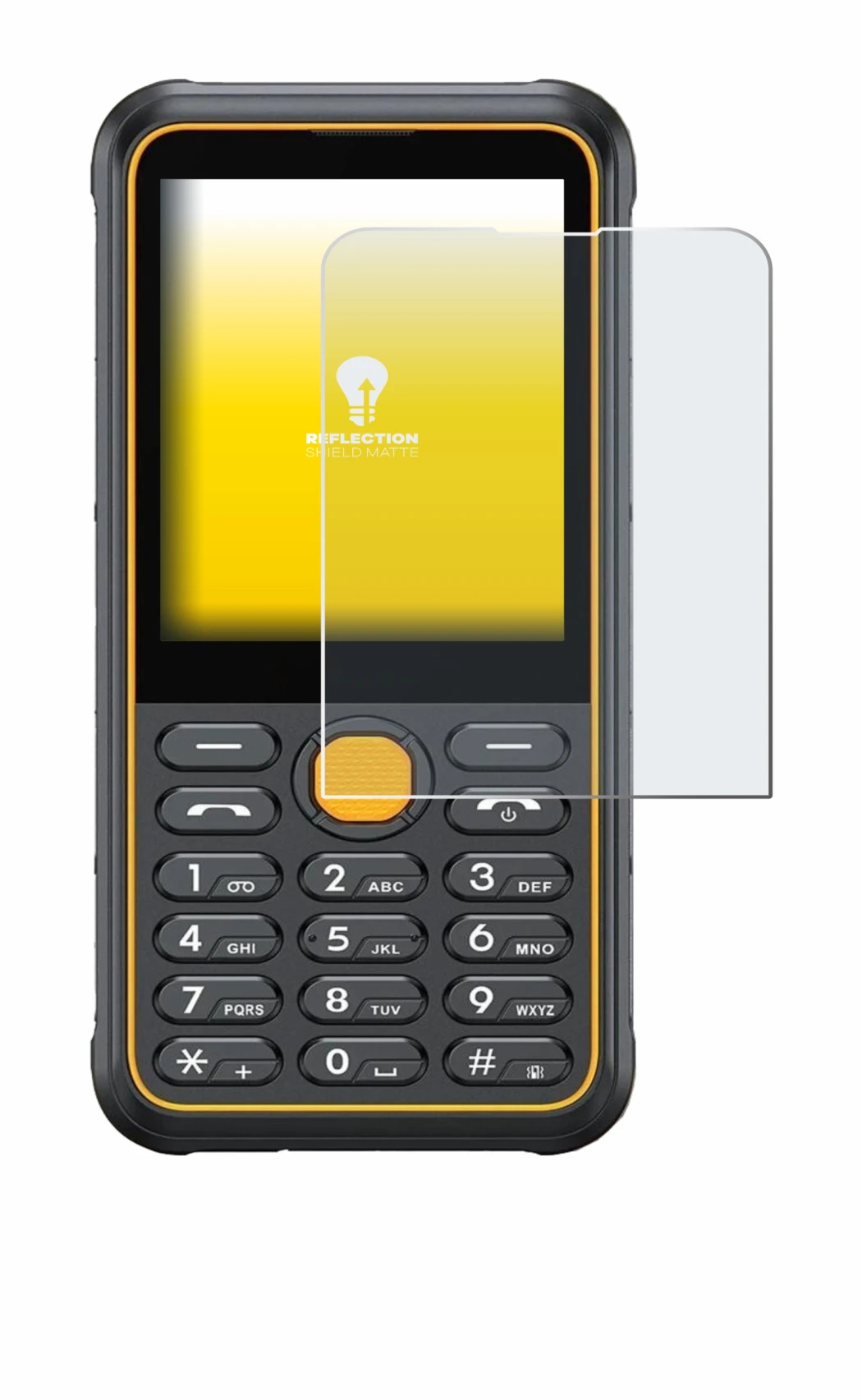 Abbildung des Geräts Ulefone Armor Mini 4 mit einer Vielzahl des Displayschutzes.