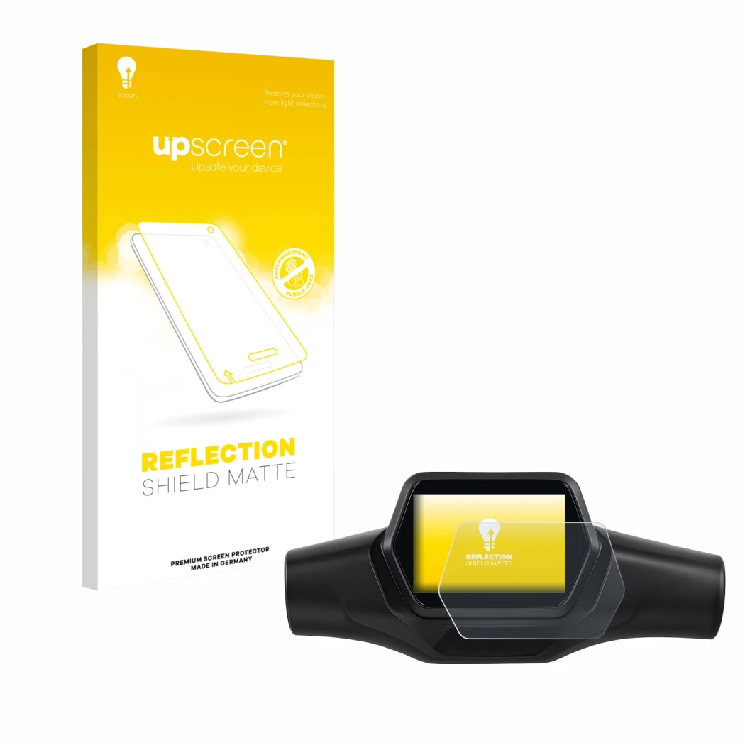 Vorderseite einer Produktverpackung mit dem Markenlogo upscreen. Daneben ist das Gerät Segway Ninebot ZT3 Pro D mit dem zugehö