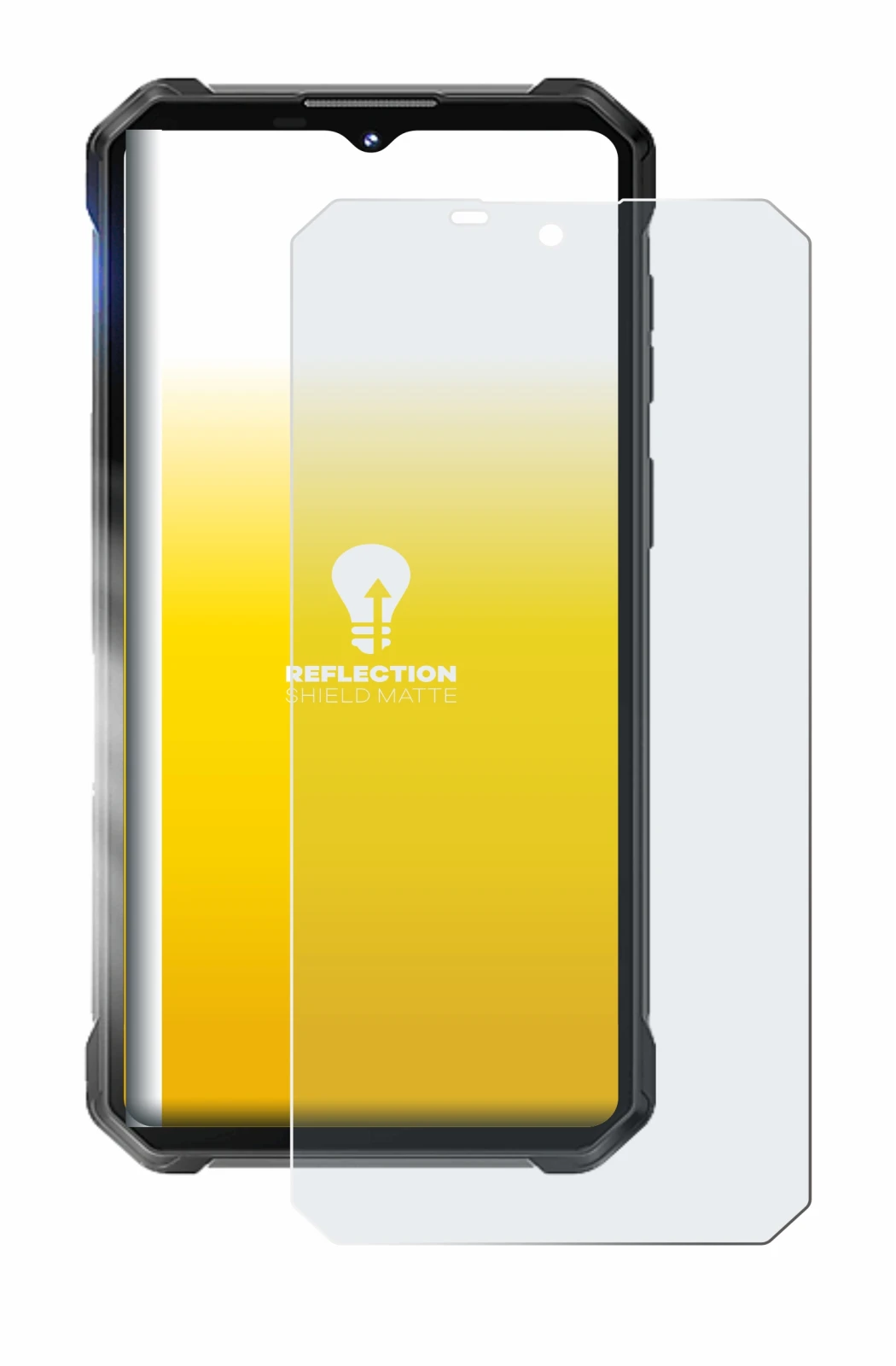 Abbildung des Geräts Oukitel WP53 Pro mit einer Vielzahl des Displayschutzes.