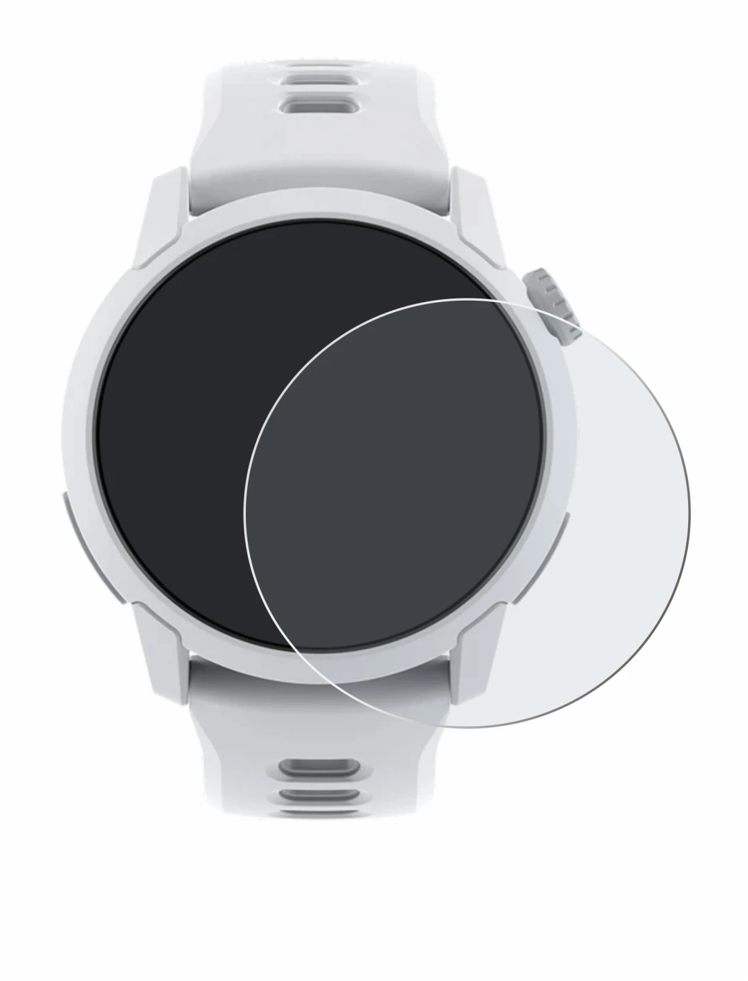 Abbildung des Geräts Coros Pace 4 mit einer Vielzahl des Displayschutzes.