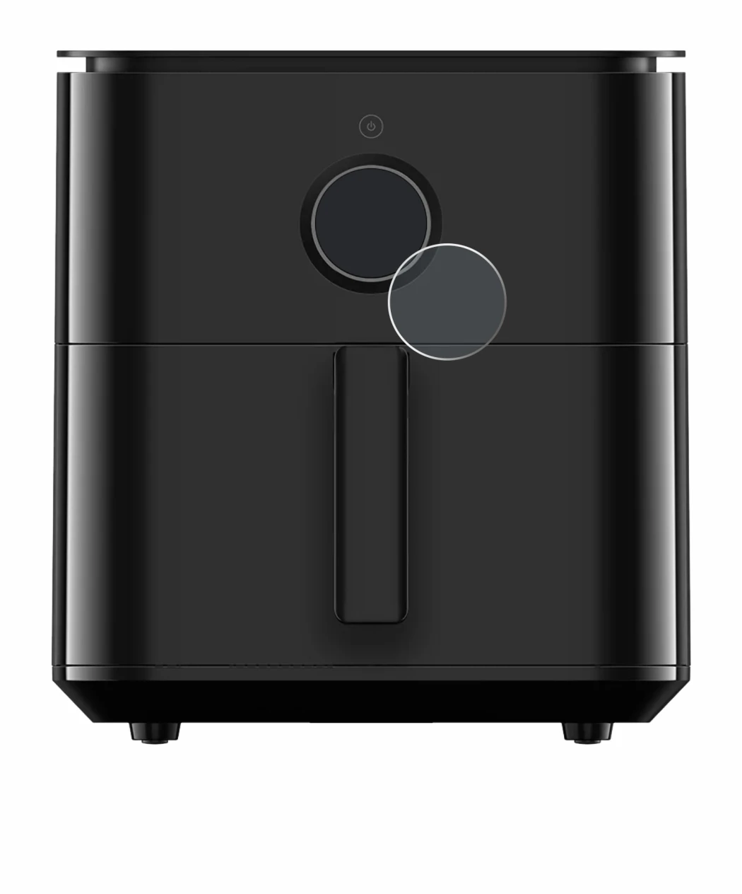 Abbildung des Geräts Xiaomi Air Fryer 6.5 L mit einer Vielzahl des Displayschutzes.