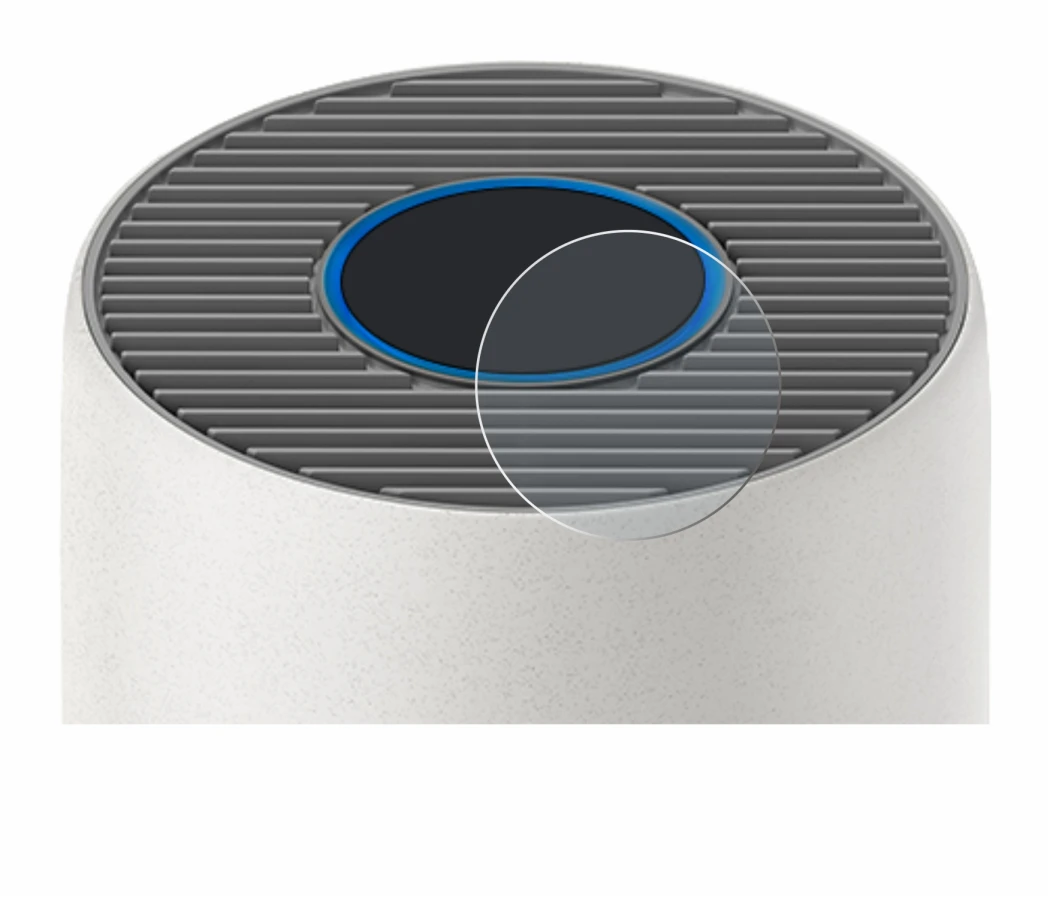 Abbildung des Geräts Philips 2000i Series AC2939 mit einer Vielzahl des Displayschutzes.