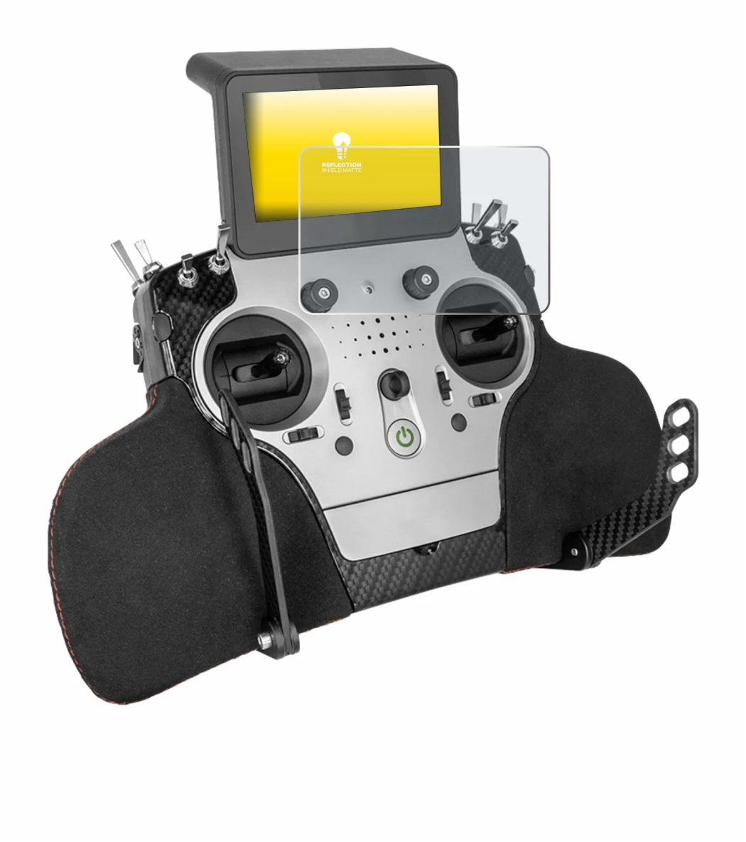 Abbildung des Geräts PowerBox Systems Core mit einer Vielzahl des Displayschutzes.