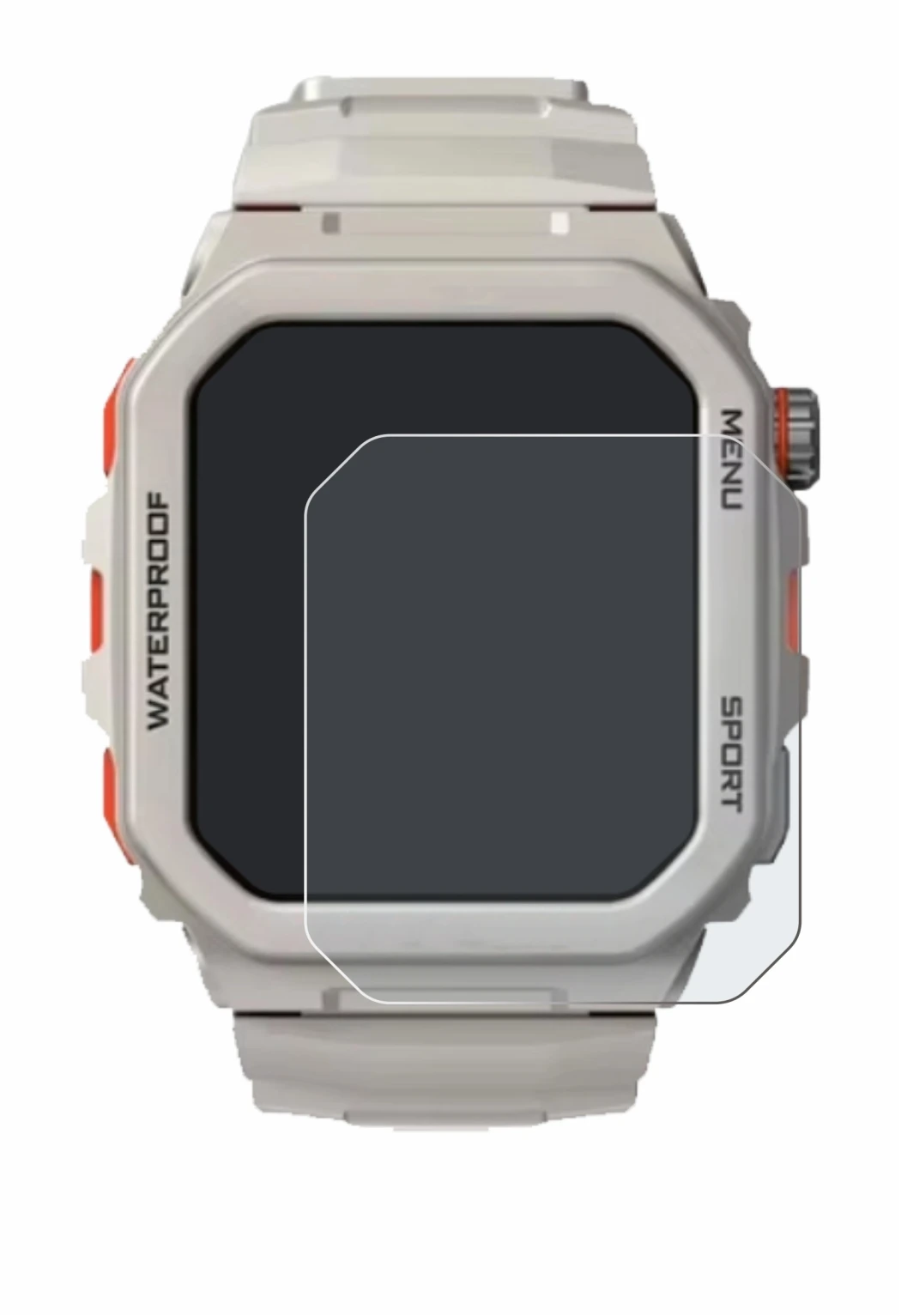 Abbildung des Geräts Rogbid Tank G2 mit einer Vielzahl des Displayschutzes.