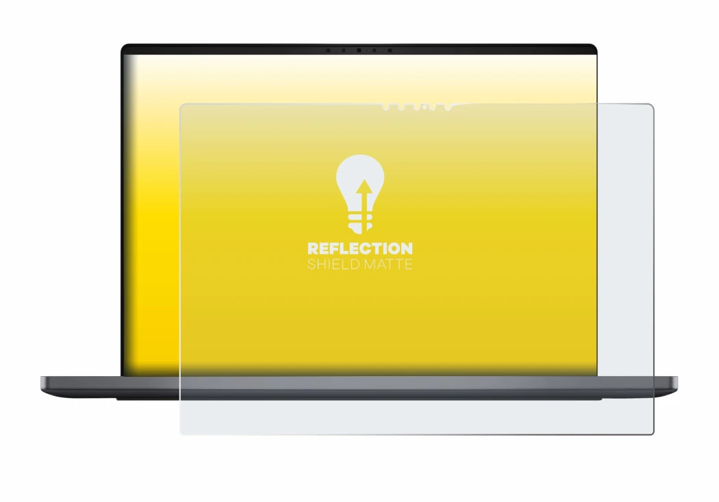 Abbildung des Geräts Dell XPS 14 DA14260 mit einer Vielzahl des Displayschutzes.