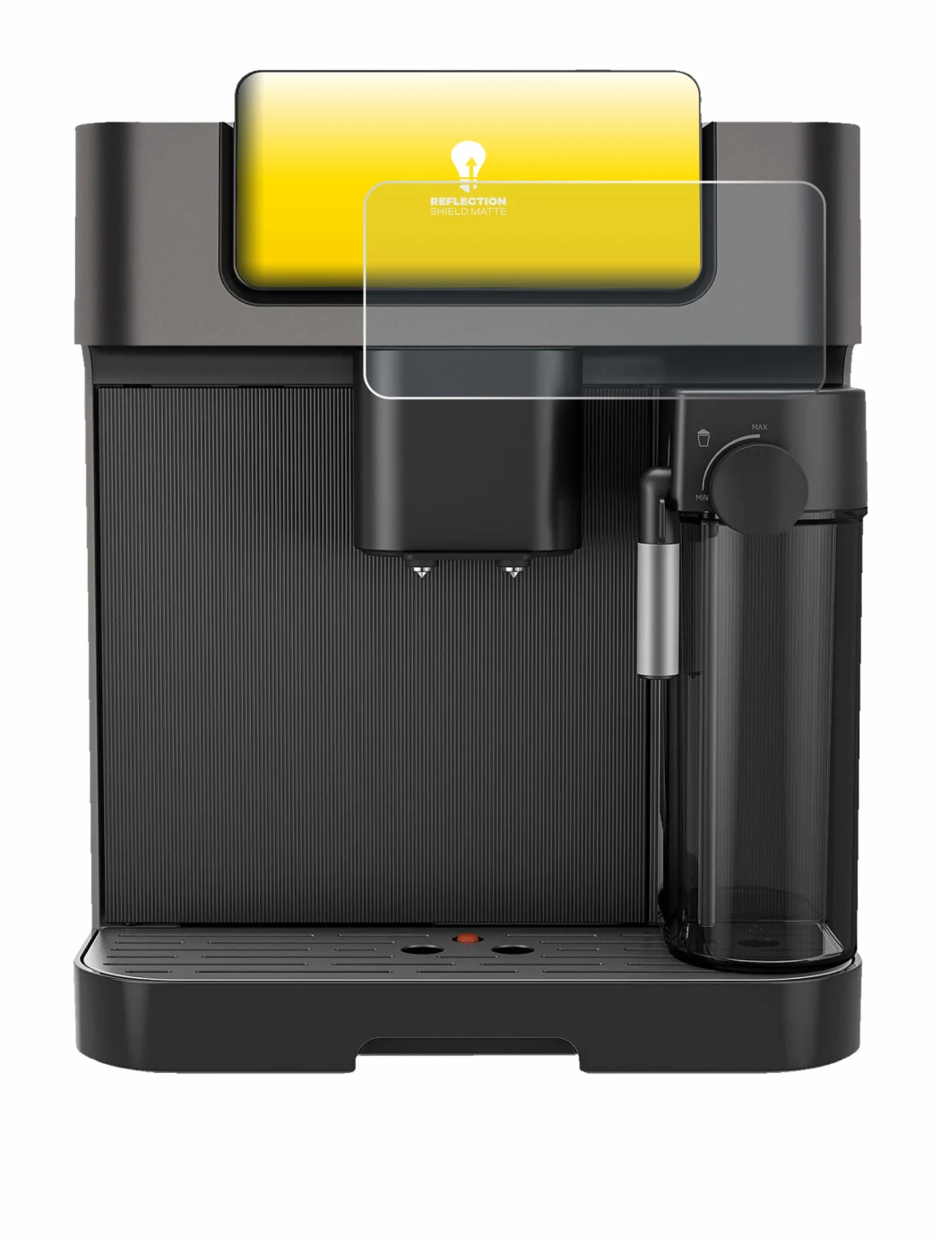 Abbildung des Geräts Grundig KVA 7230 mit einer Vielzahl des Displayschutzes.