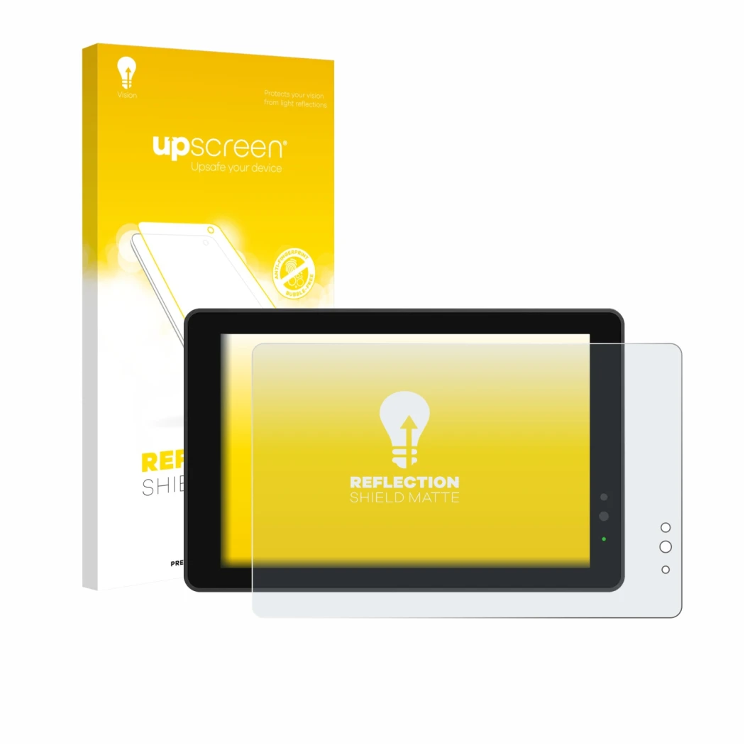 Vorderseite einer Produktverpackung mit dem Markenlogo upscreen. Daneben ist das Gerät Lilliput 719/T 7