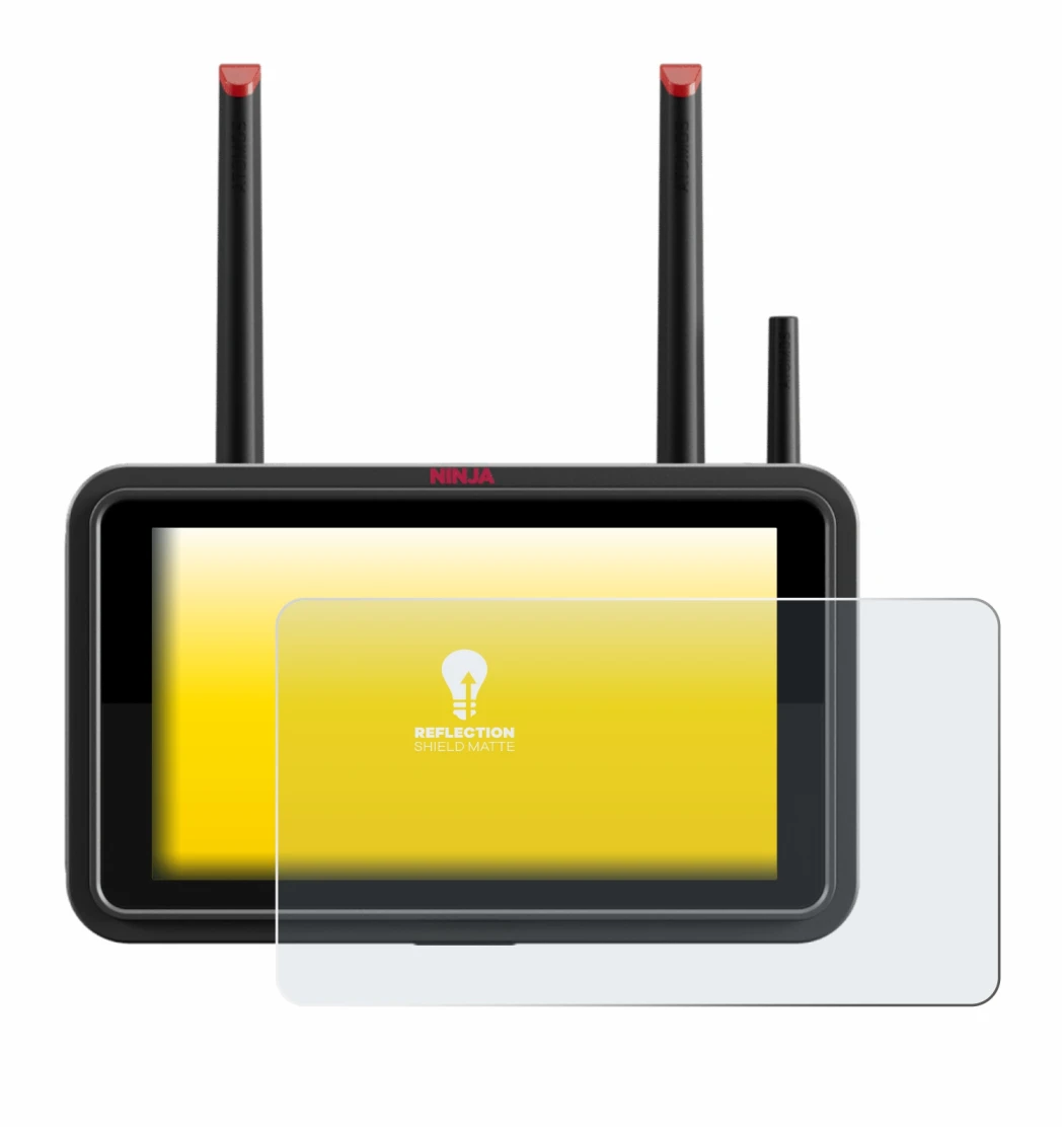 Abbildung des Geräts Atomos Ninja TX mit einer Vielzahl des Displayschutzes.