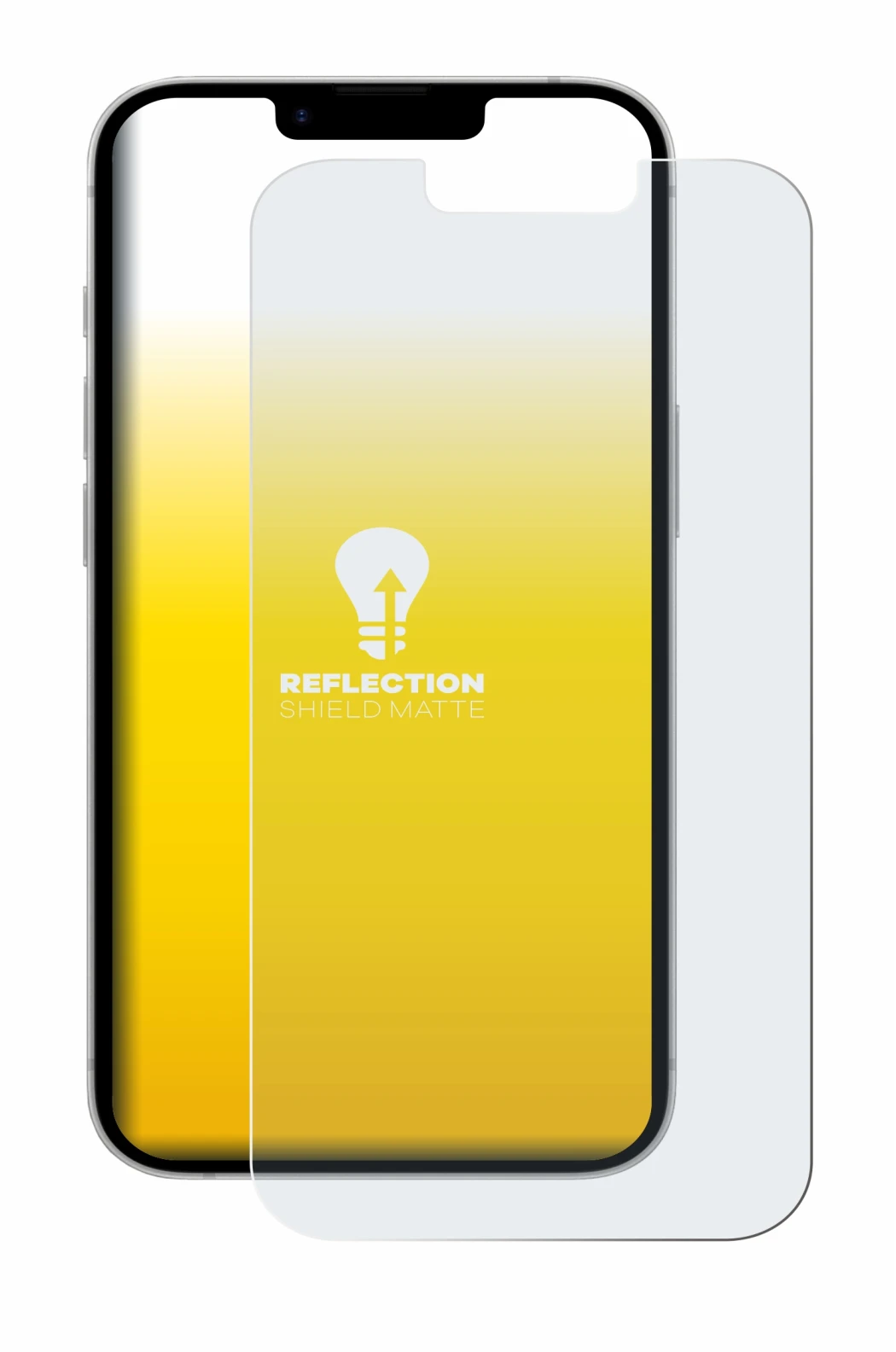Abbildung des Geräts Apple iPhone 17e mit einer Vielzahl des Displayschutzes.