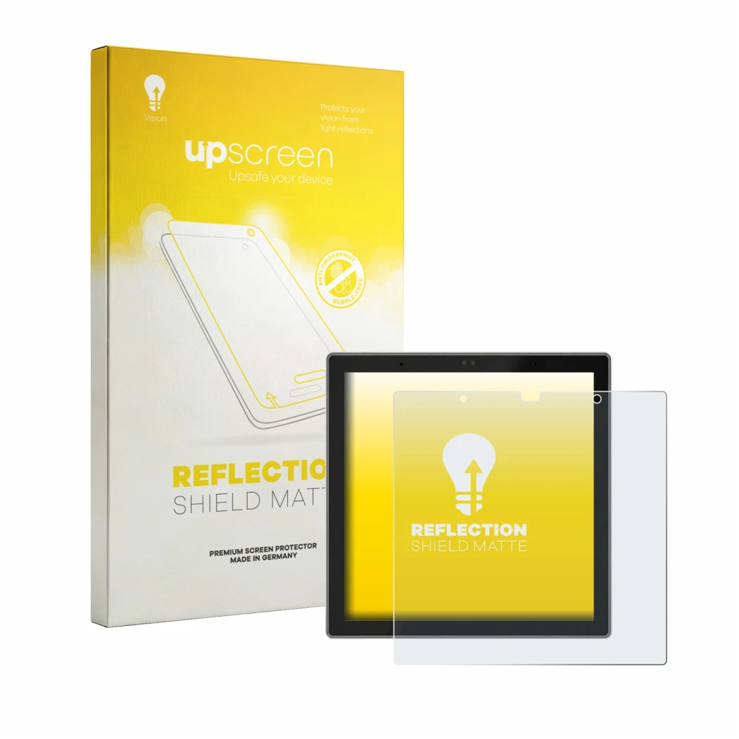Vorderseite einer Produktverpackung mit dem Markenlogo upscreen. Daneben ist das Gerät SONOFF NSPanel Pro Gen 2 mit dem zugehö