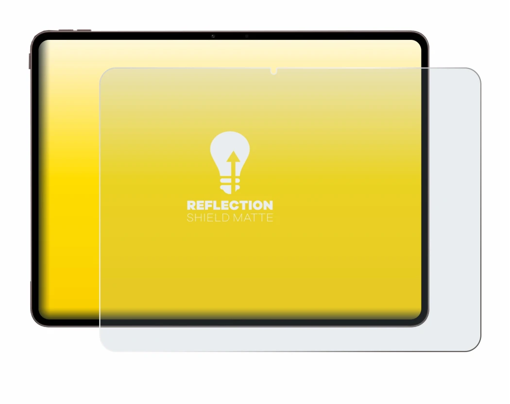 Abbildung des Geräts OnePlus Pad 4 mit einer Vielzahl des Displayschutzes.