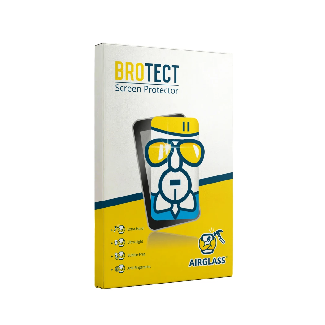 Vorderseite einer Produktverpackung mit dem Markenlogo BROTECT
