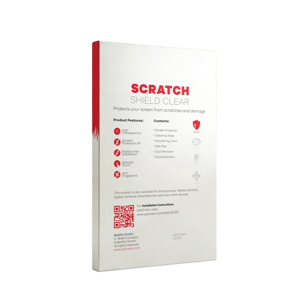 Rückseite einer Produktverpackung mit dem Markenlogo upscreen