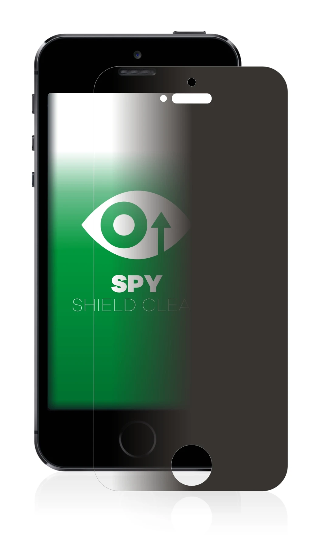 Abbildung des Geräts Apple iPhone 5S mit einer Vielzahl des Displayschutzes.