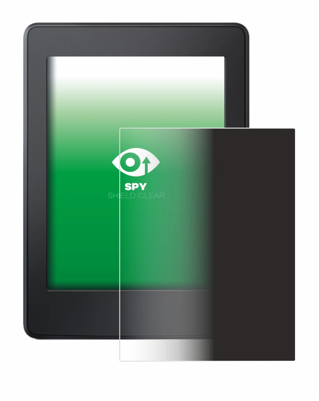 Abbildung des Geräts Amazon Kindle Paperwhite 2015 (7. Gen.) mit einer Vielzahl des Displayschutzes.