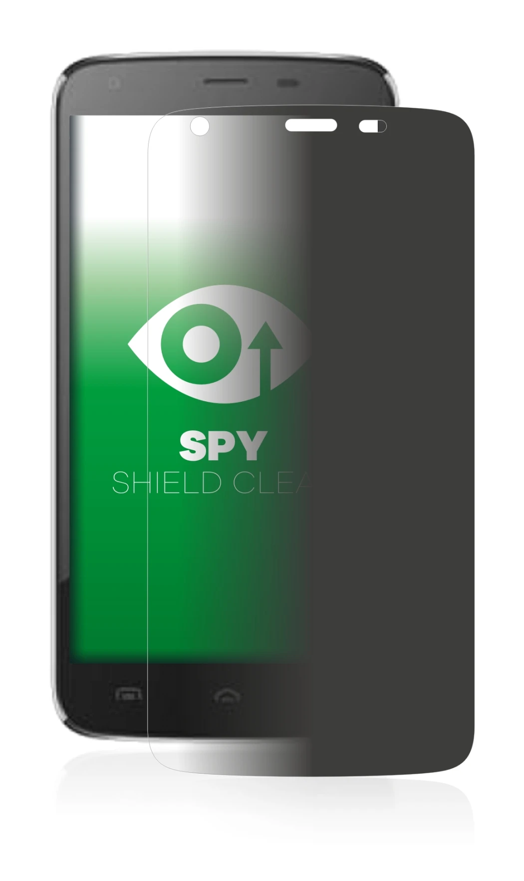 Abbildung des Geräts Doogee T6 mit einer Vielzahl des Displayschutzes.