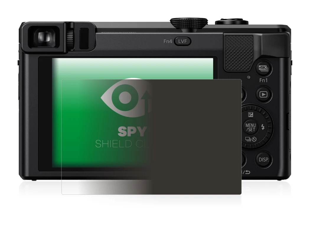 Abbildung des Geräts Panasonic Lumix DMC-TZ81 mit einer Vielzahl des Displayschutzes.