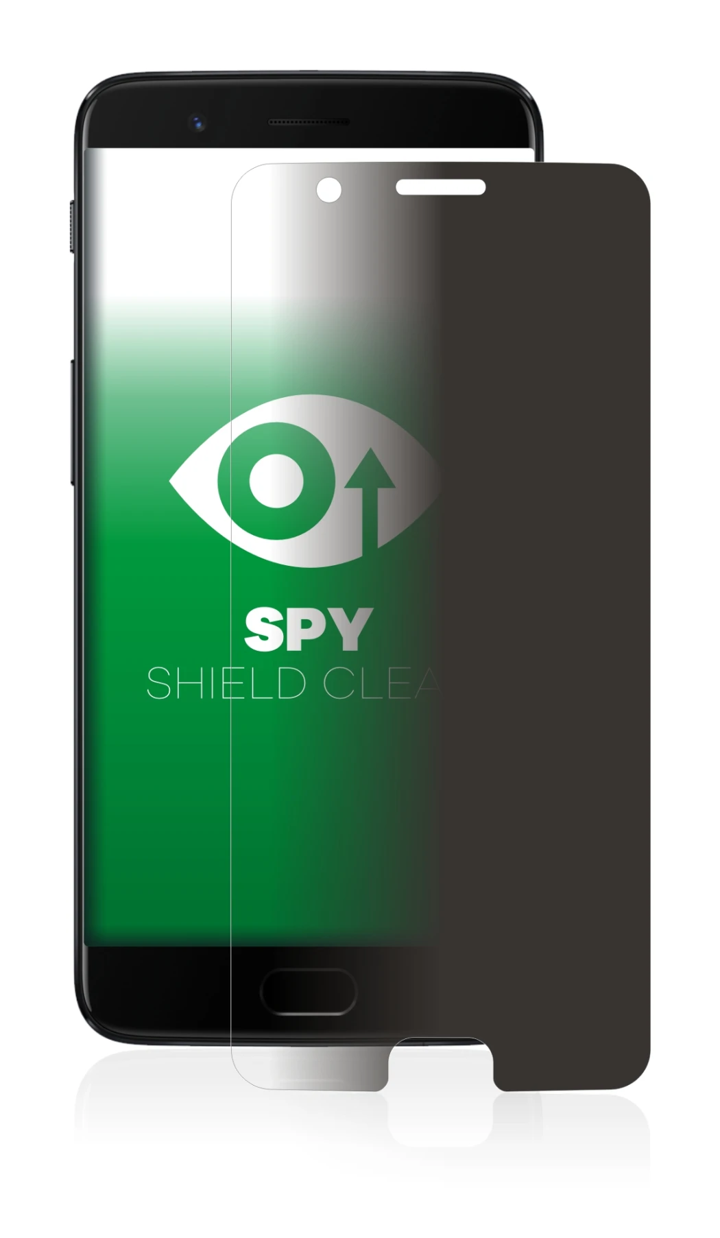 Abbildung des Geräts OnePlus 5 mit einer Vielzahl des Displayschutzes.