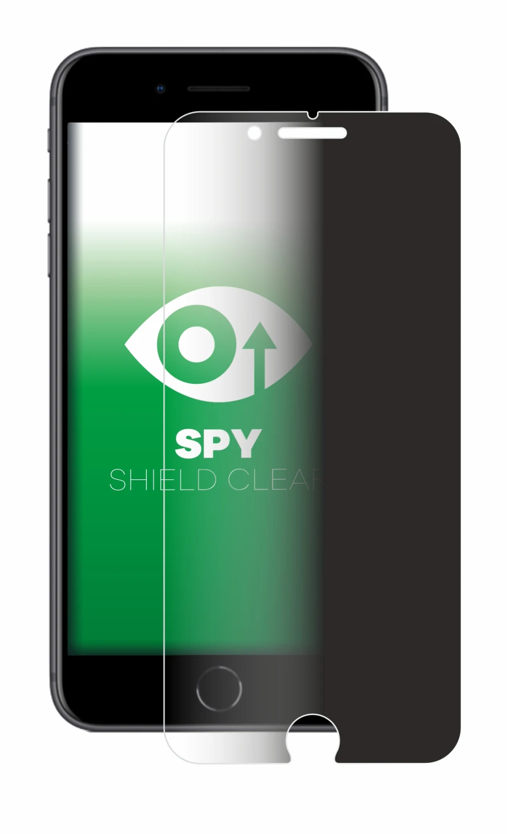 Abbildung des Geräts Apple iPhone 8 Plus mit einer Vielzahl des Displayschutzes.