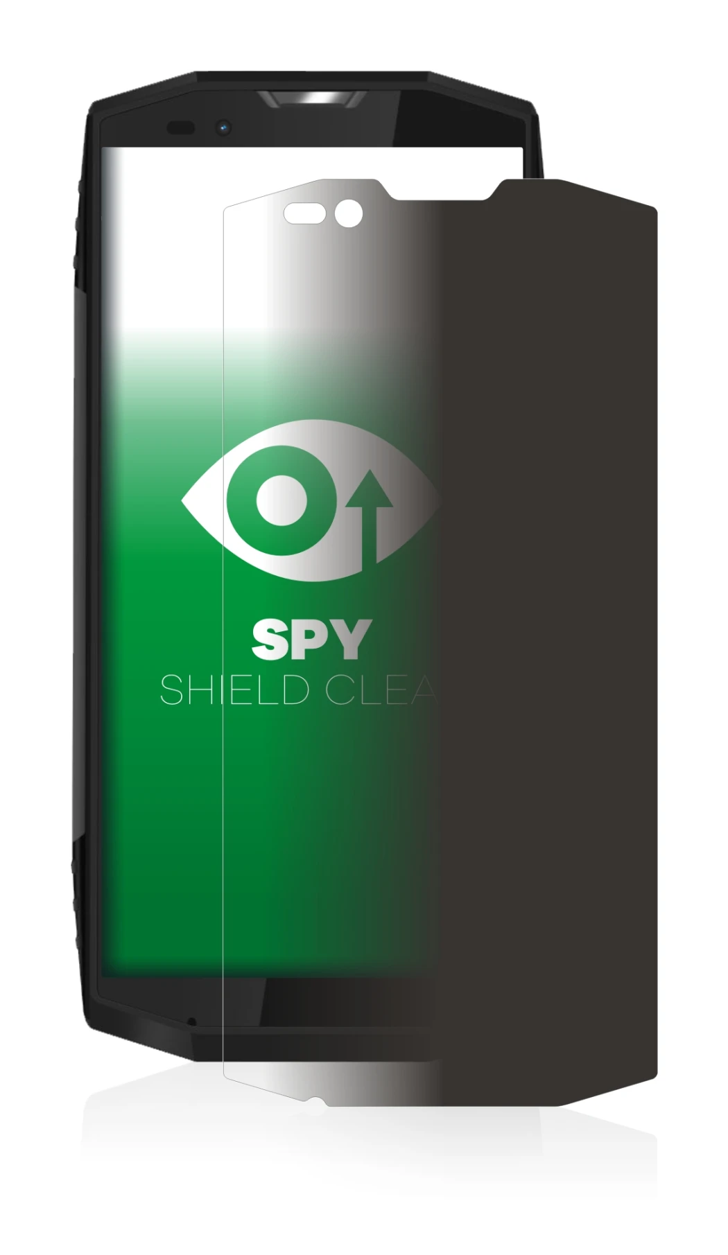 Abbildung des Geräts Blackview BV9000 Pro mit einer Vielzahl des Displayschutzes.