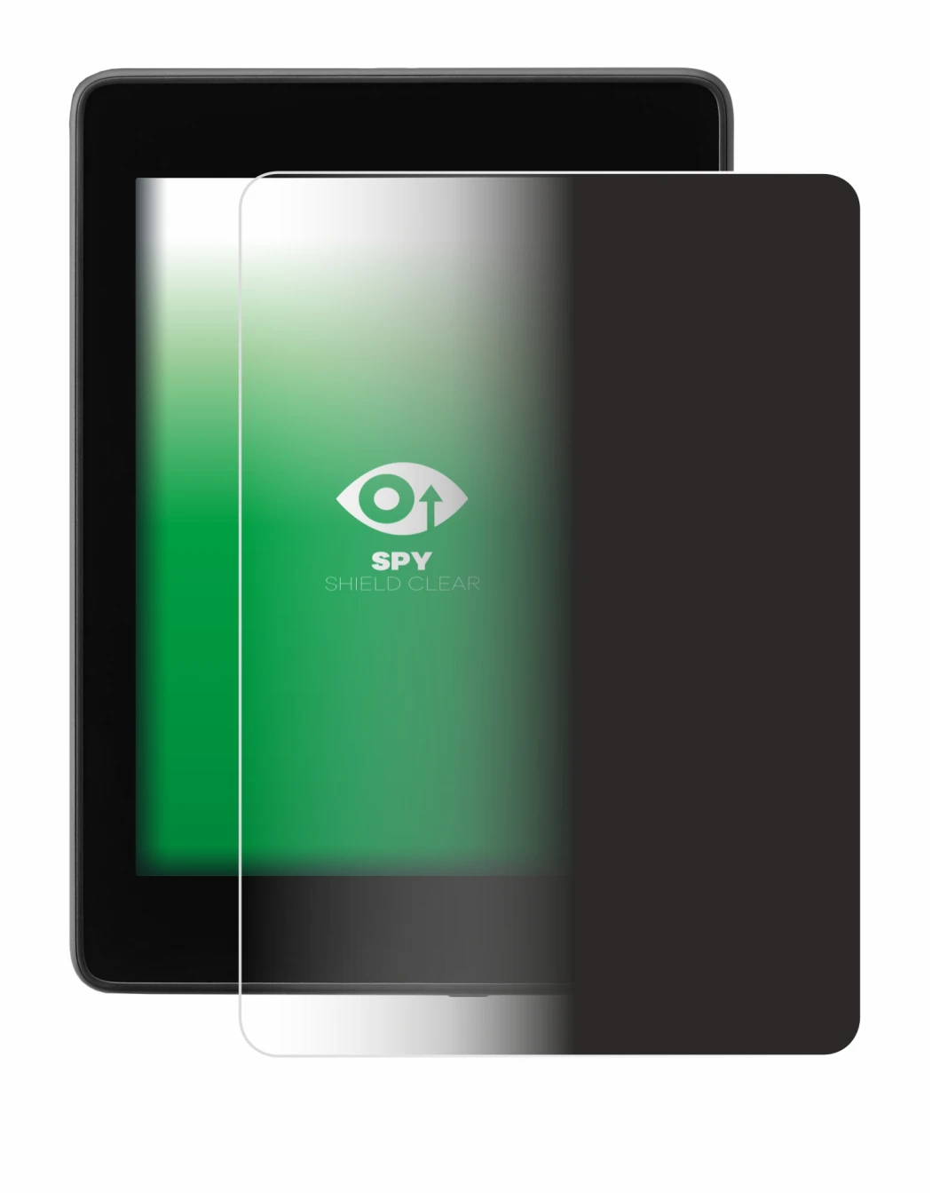 Abbildung des Geräts Amazon Kindle Paperwhite 2018 (10. Gen.) mit einer Vielzahl des Displayschutzes.