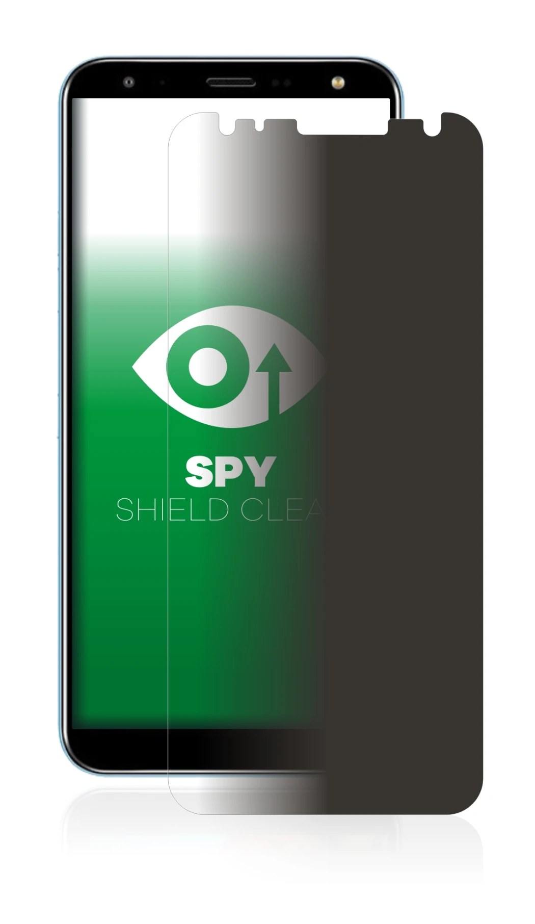 Abbildung des Geräts LG K40 mit einer Vielzahl des Displayschutzes.