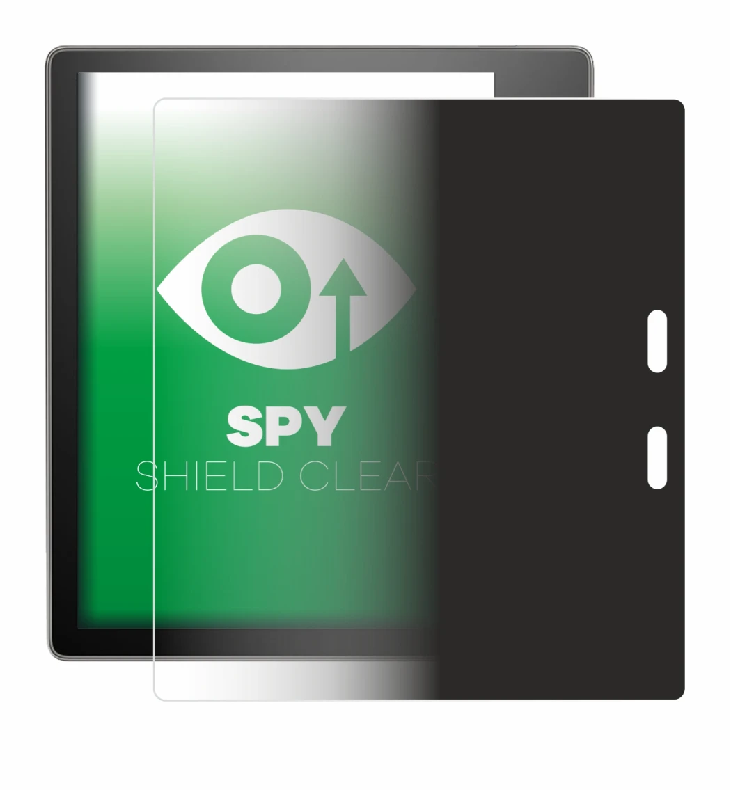 Abbildung des Geräts Amazon Kindle Oasis 2019 (10. Gen.) mit einer Vielzahl des Displayschutzes.