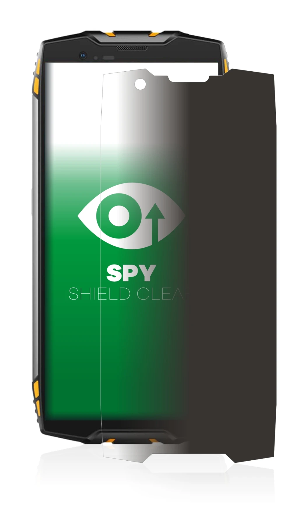 Abbildung des Geräts Blackview BV6800 Pro mit einer Vielzahl des Displayschutzes.