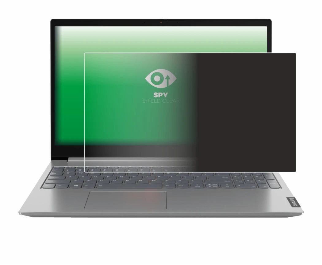 Abbildung des Geräts Lenovo ThinkBook 14 Gen 1 mit einer Vielzahl des Displayschutzes.