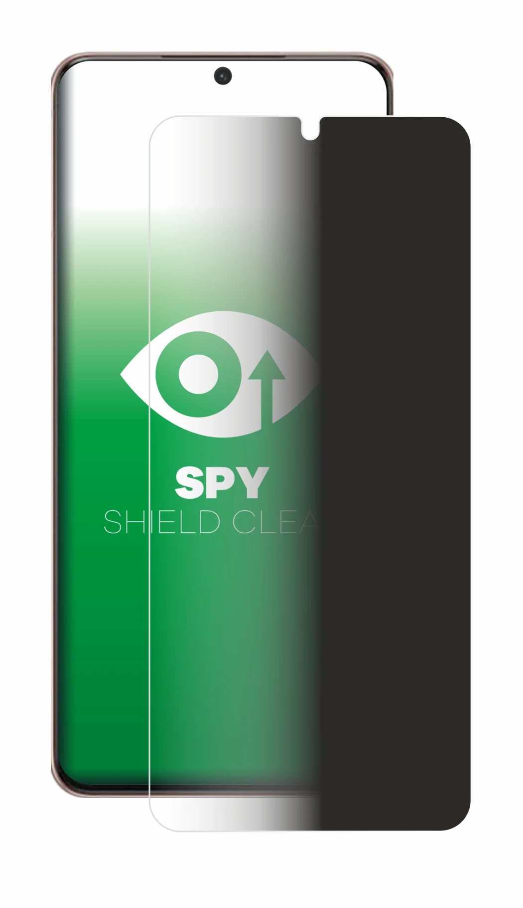 Abbildung des Geräts Samsung Galaxy S21 Plus 5G mit einer Vielzahl des Displayschutzes.