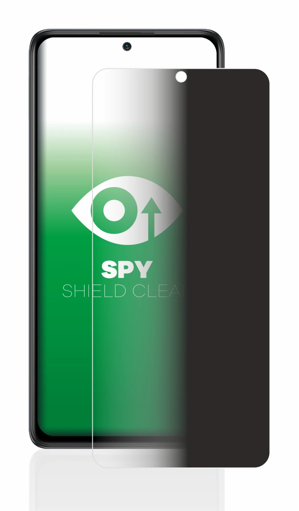 Abbildung des Geräts Xiaomi Redmi Note 10 Pro mit einer Vielzahl des Displayschutzes.